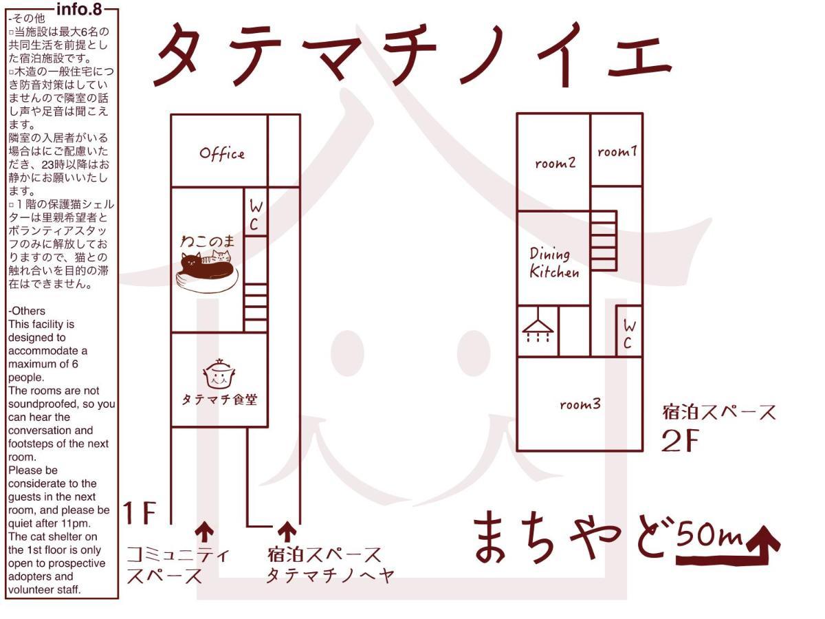 מלון Shared House Tatemachi In Gujo Hachiman מראה חיצוני תמונה